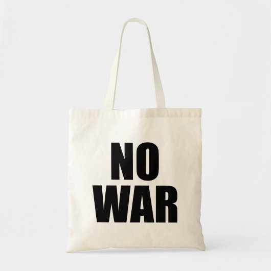 GEEN WAR TOTE BAG (Voorkant)