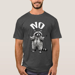 Geen Wasbeer Grappig T-shirt