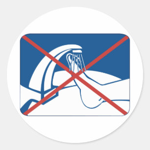 Geen wasgoed in de gootsteen, Thailand Ronde Sticker