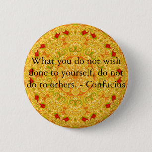 Geen wat u gedaan aan zich wenst, doe niet. ronde button 5,7 cm