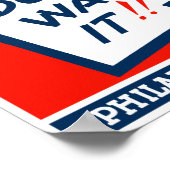 Geen water, geen Pistolen - verspil het niet Poster (Hoek)