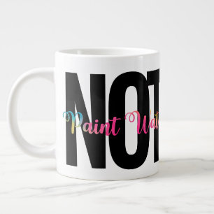 GEEN water schilderen, Humor, grappig Grote Koffiekop