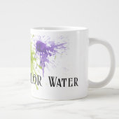 Geen Waterverf water, met verfspatten Grote Koffiekop (Rechts)