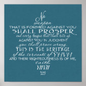 Geen Weapon Star van David Blauwgroen Poster (Voorkant)