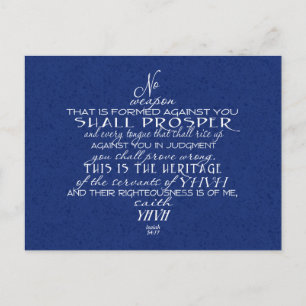 Geen Weapon Star van David Blue Briefkaart