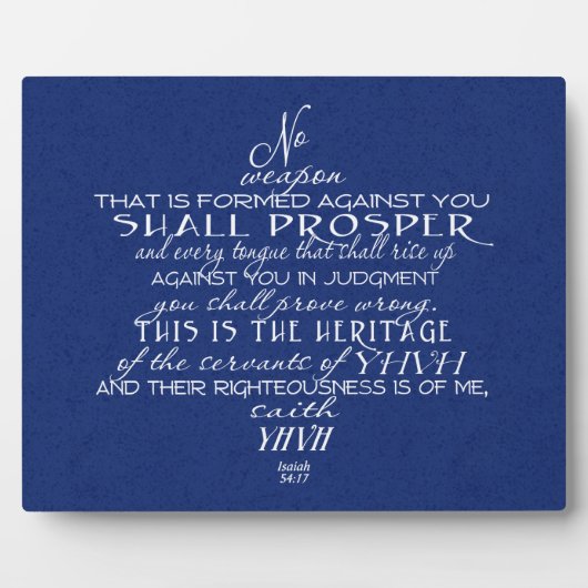 Geen Weapon Star van David Blue Fotoplaat (Voorkant)