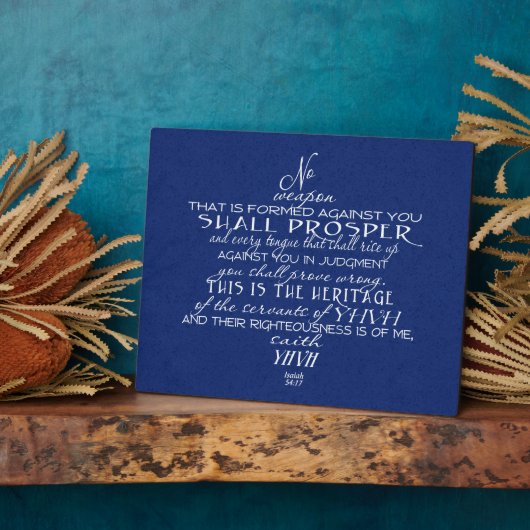 Geen Weapon Star van David Blue Fotoplaat (Zijkant)