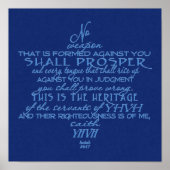 Geen Weapon Star van David Blue op Blue Poster (Voorkant)