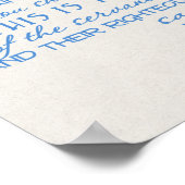 Geen Weapon Star van David Blue op Tan Poster (Hoek)