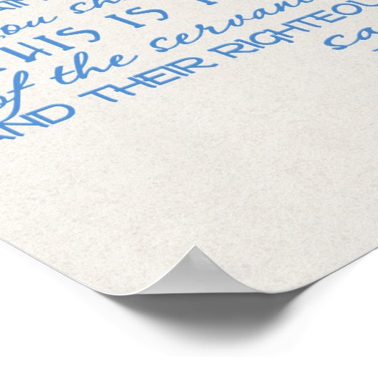 Geen Weapon Star van David Blue op Tan Poster (Hoek)