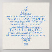 Geen Weapon Star van David Blue op Tan Poster (Voorkant)