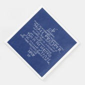 Geen Weapon Star van David Blue Servet (Hoek)