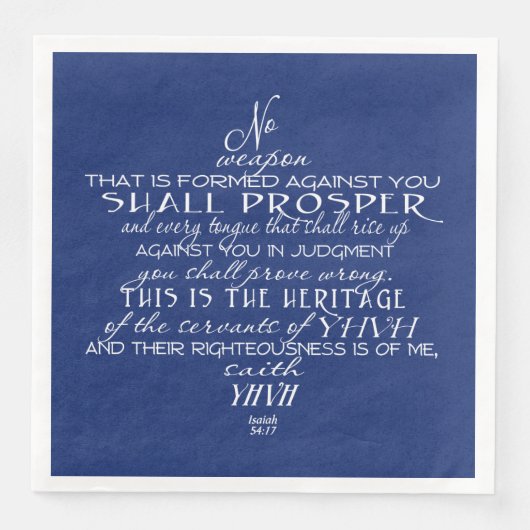 Geen Weapon Star van David Blue Servet (Voorkant)