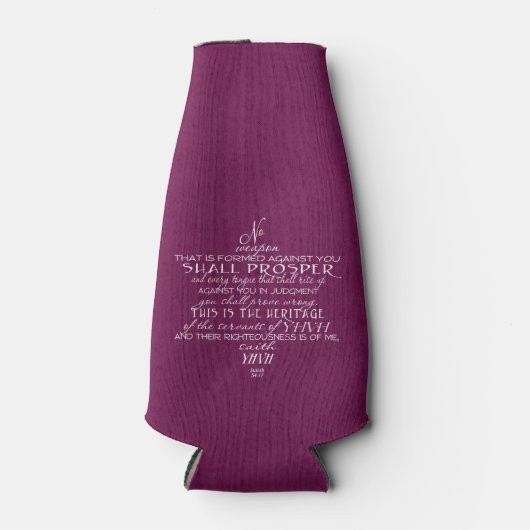 Geen Weapon Star van David Wine Flesjeskoeler (Voorkant)