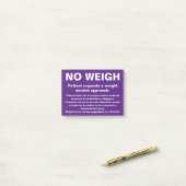 Geen weegnotitie post-it® notes (Op bureau)