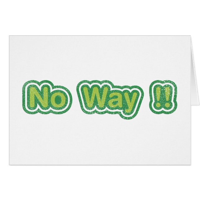 Geen weg (Voorkant Horizontaal)