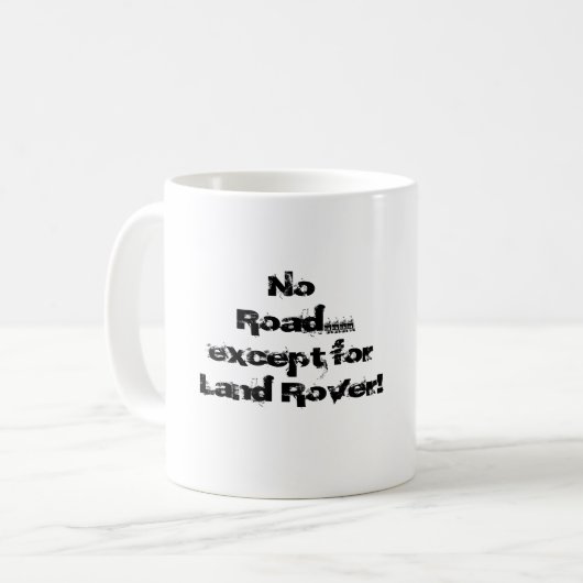 Geen weg, behalve Mok landbedekking (Voorkant links)