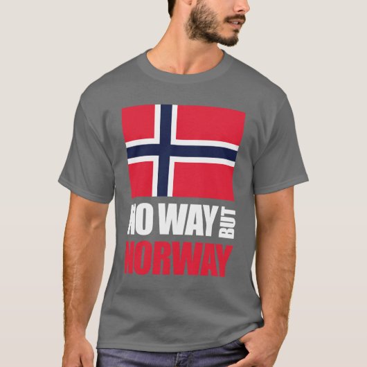 Geen weg behalve Noorwegen Shirt (Voorkant)