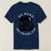 Geen weg geen probleem G Wagon Klasse Offroad 4x4  T-shirt (Design voorkant)