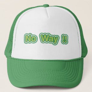 Geen weg trucker pet