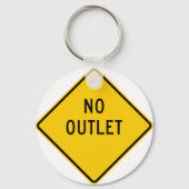 Geen wegmarkering sleutelhanger (Voorkant)