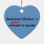 Geen weigering keramisch ornament (Achterkant)