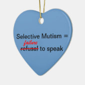 Geen weigering keramisch ornament (Links)