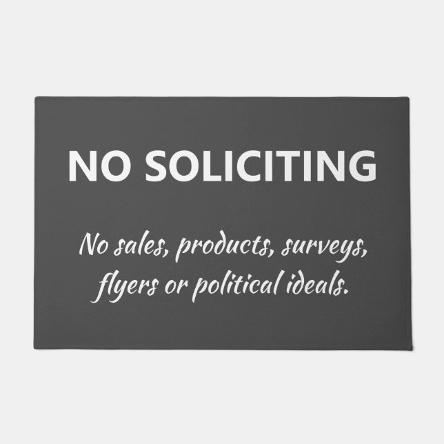 Geen welkomstbericht aanvragen deurmat (Voorkant)