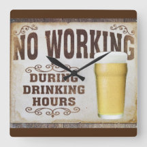 Geen werk tijdens drink uren werkbalk grappig