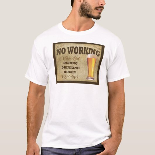 Geen werkende T-shirt (Voorkant)