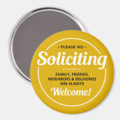 Geen wervende (bewerkbare) voordeur ingang Ma Magneet (Voorkant / Achterkant)