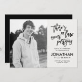 Geen wet tegen het uitnodigen van Afstuderen voor  Kaart (Voorkant / Achterkant)