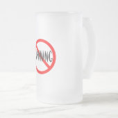 Geen Whining Matglas Bierpul (Voorkant rechts)