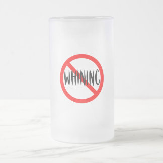 Geen Whining Matglas Bierpul