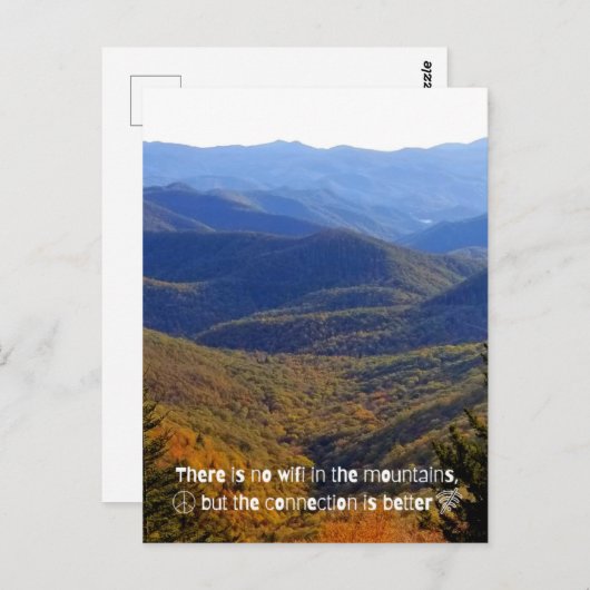 Geen WIFI Briefkaart (Voorkant / Achterkant)