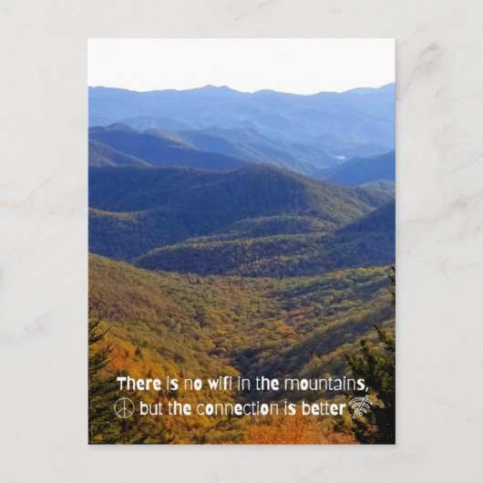 Geen WIFI Briefkaart (Voorkant)