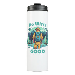 Geen Wifi Goede Backpacker Thermosbeker