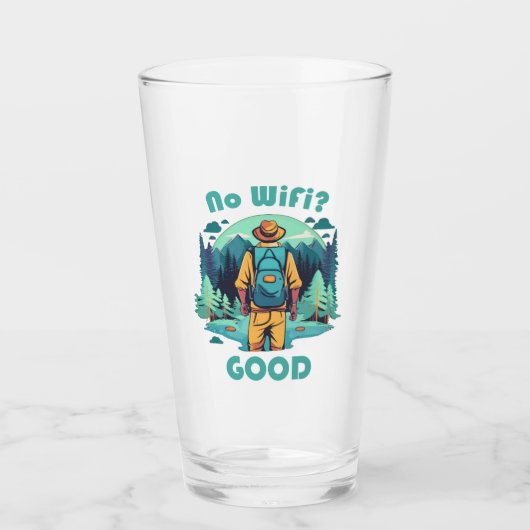 Geen Wifi Goede Rugzakker Glas (Voorkant)
