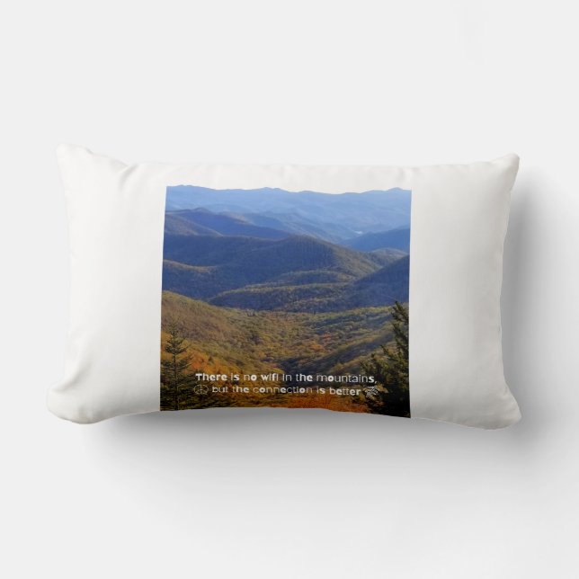 Geen WIFI Lumbar Pillow Kussen (Voorkant)