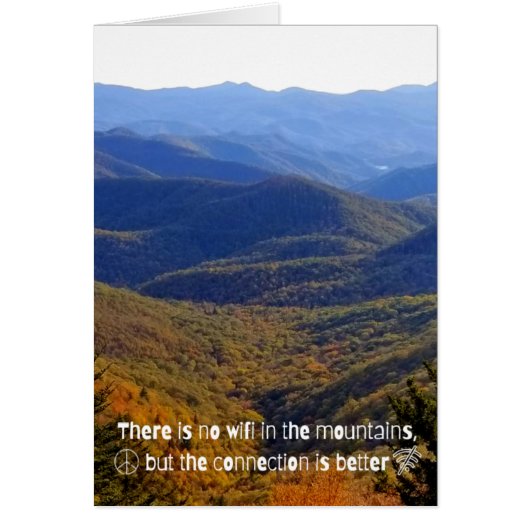 Geen WIFI-Wenskaart (Voorkant)