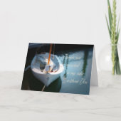 Geen wind in mijn zeilboot Miss You Card Kaart (Voorkant)