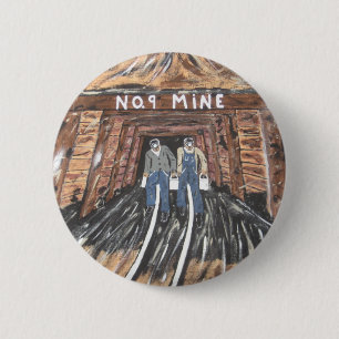 Geen Windows Hieronder Ronde Button 5,7 Cm