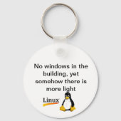 Geen Windows Linux Sleutelhanger (Voorkant)