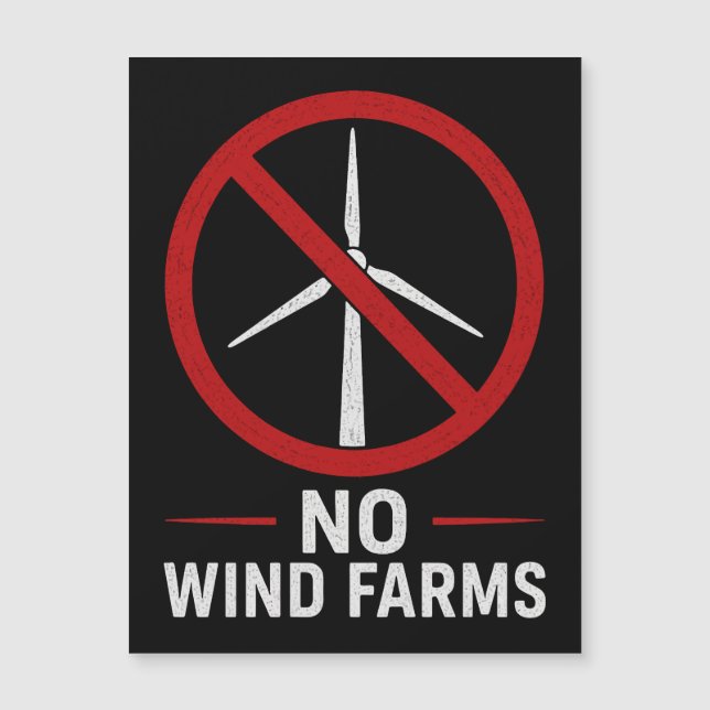 Geen Windparken - Geen Windturbines (Voorkant)