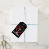 Geen Windparken - Geen Windturbines Cadeaulabel (Met Touw)