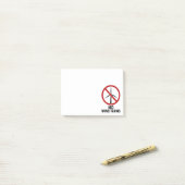 Geen Windparken - Geen Windturbines Post-it® Notes (Op bureau)