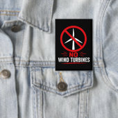 Geen windturbines platteland protest button (Insitu)
