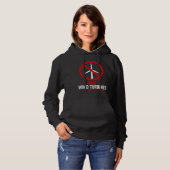 Geen windturbines platteland protest hoodie (Voorkant volledig)