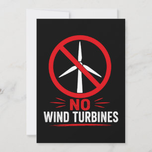 Geen windturbines platteland protest kaart