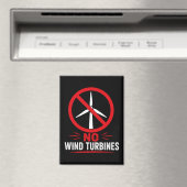 Geen windturbines platteland protest magneet (Insitu (Vaatwasser))